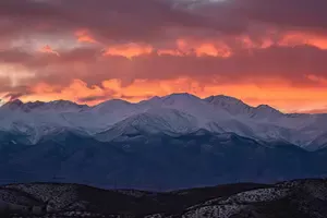 The Taos spiritual lifestyle is given a foundation by the Sangre De Cristo Mountains.