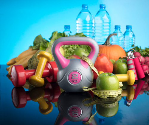 Manage Pre-Diabetes Kettlebell Vegetables Blue 500