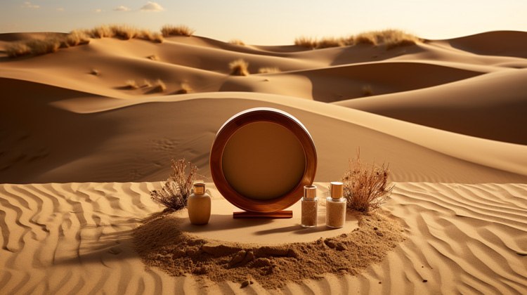 Spiritual elements in the desert outside Taos.