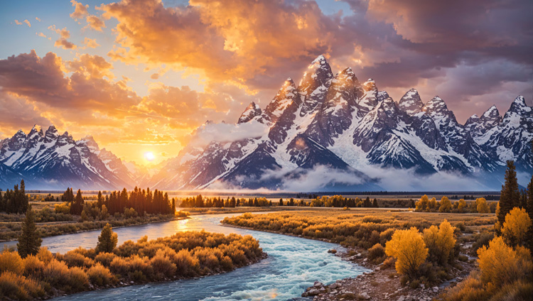 You can find a spiritual connection in Grand Teton National Park. You can find a spiritual connection in Grand Teton National Park.
