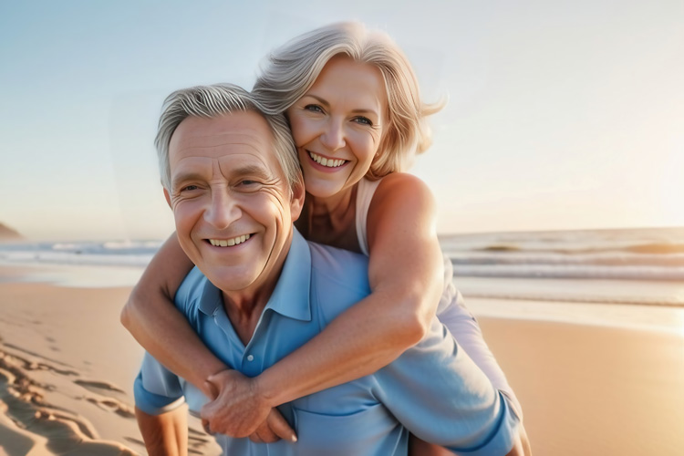 One of the wellness benefits of the beach is experiencing more happiness and increased mental health.