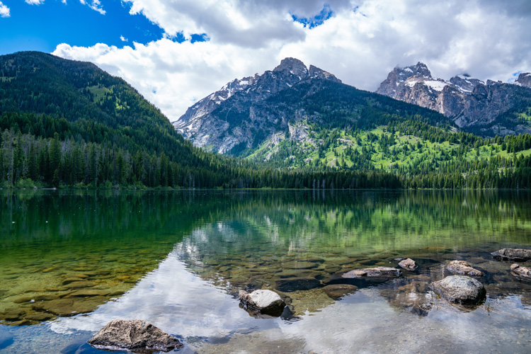Taggart Lake in Grand Teton is an excellent meditation spot for spiritual connection. Taggart Lake in Grand Teton is an excellent meditation spot for spiritual connection.