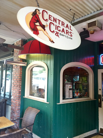 Cigar shop on Central Avenue in downtown St Pete.