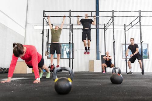 Exercise and confidence are two benefits of Crossfit workouts.