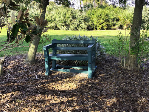 Fred Held South Pasadena Habitat has several benches in shaded areas to help renew your spirit.