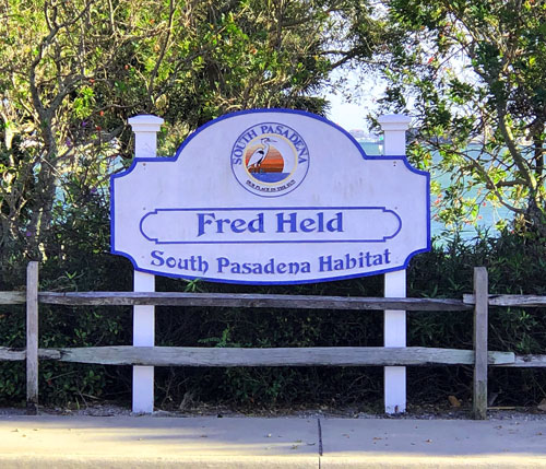 Fred Held Park, South Pasadena FL.