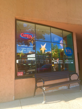 Nova Cafe in downtown Bozeman Montana is a great place for a quiet breakfast.