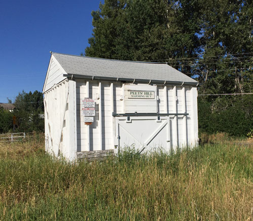 Warmin shed for winter. A quiet morning on Peets Hill in Bozeman MT.