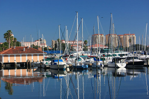 Demens Landing provides some of the nicest scenery in St Petersburg FL.