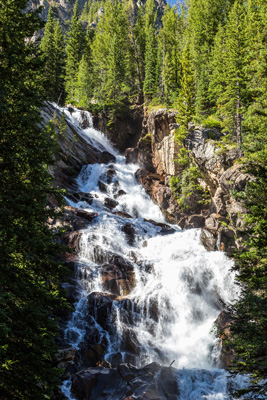 Hidden Falls in Grand Teton National Park. Hidden Falls in Grand Teton National Park.