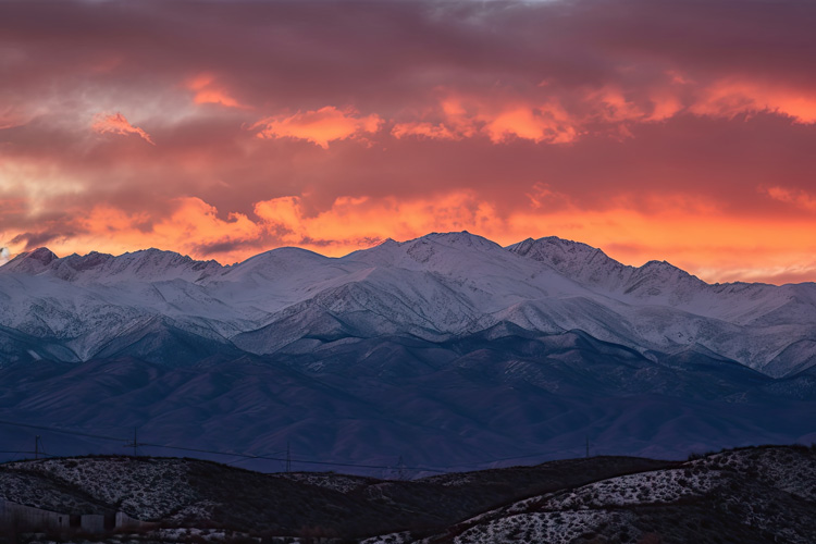 The Taos spiritual lifestyle is given a foundation by the Sangre De Cristo Mountains.