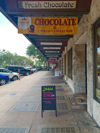 A chocolate and expresso bar. You can find all kinds of unique little shops in downtown St Pete. A chocolate and expresso bar. You can find all kinds of unique little shops in downtown St Pete.