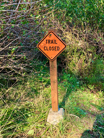 Some trails are closed in Ecola State Park.
