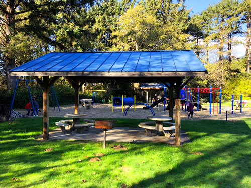 There is a nice playground in Manzanita City Park.