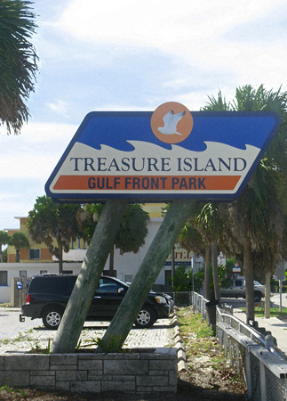 The Treasure Island Beachtrail begins at Gulf Front Park; 104th Avenue and Gulf Blvd.