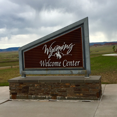 Welcome Center in Sundance WY.